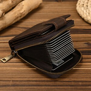 Leder Geldbörse, Männer Brieftasche, Leder Geldbörse, Männer Beutel, Geld Münzhalter, Kartenhalter, Geschenk für ihn, kleine Geldbörse, Vatertagsgeschenk,