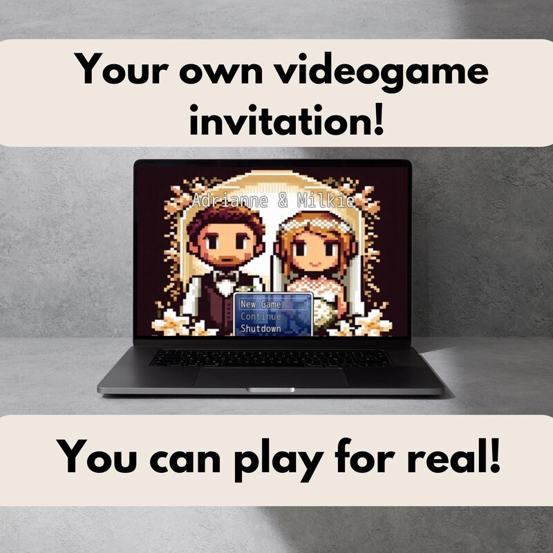 Geeky Wedding Invitation - Etsy