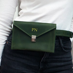 Leder Gürteltasche Umschlag, Gürteltasche Damen Handy, Gürteltasche mit Initiale, Gürteltasche Damen handmade, Gürteltasche Damen Handy, Gürteltasche Brieftasche