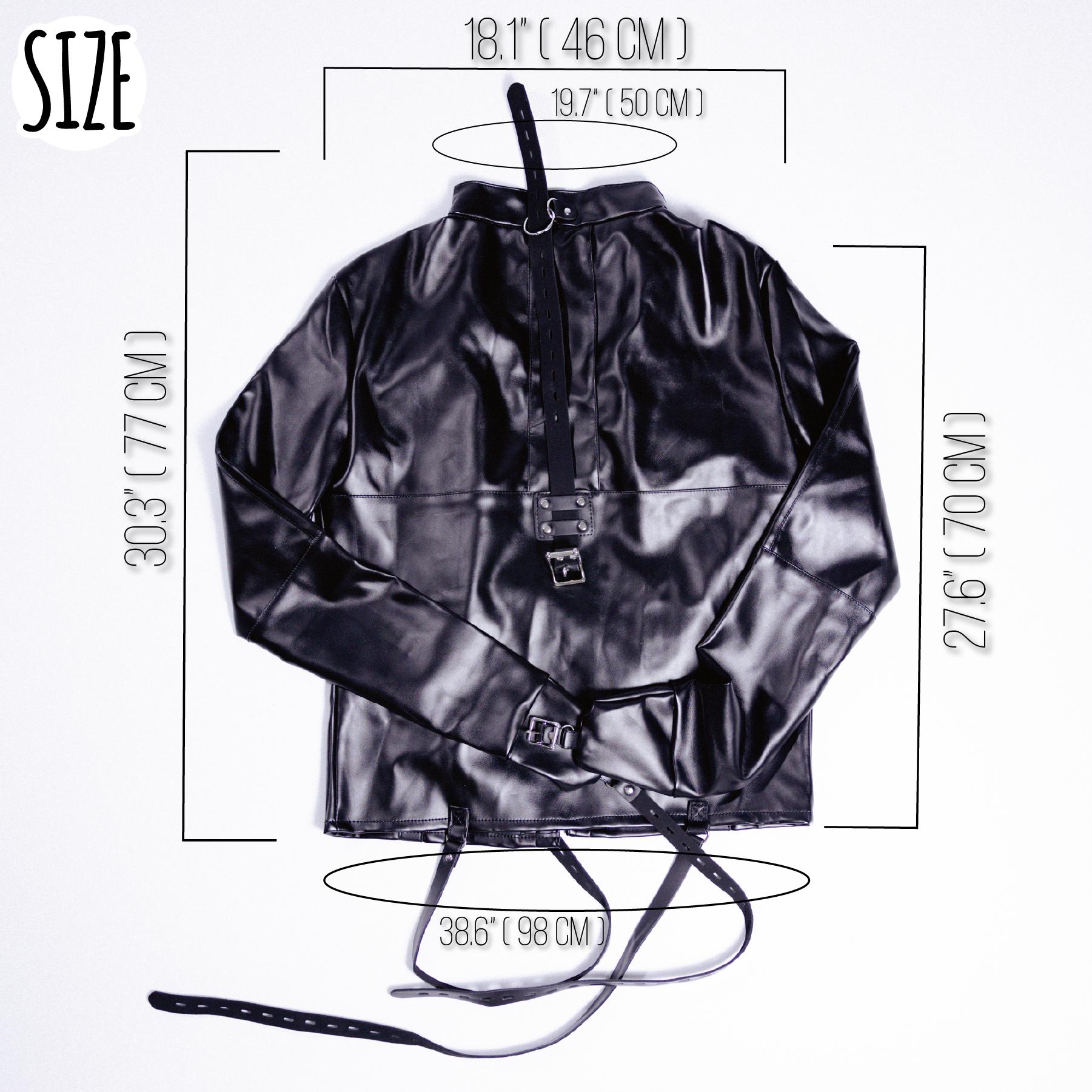 Restraint Jacket Heavy Duty Straitjacket, Black Restraint Jacket, Bondage Jacket,fetish ...