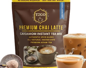 Cardamom Chai Latte Powder – Sugar-Free Keto Indian Tea Mix