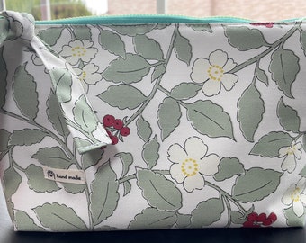 Makeup Bag, Cotton Cosmetic Bag, Toiletry Bag, Travel bag