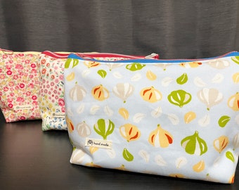 Handmade Toiletry Bag and Scrunchies