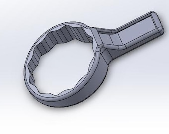 Chiave per coprimozzo BBS per VW Golf Mk4 25° anniversario Audi TT Split Wheel STL File