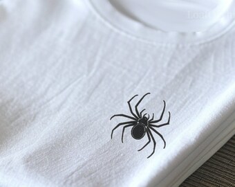 Tarantula White T Shirt Top Spider Tee Design Art - Mens, Womens