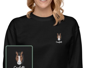 Sweater Horse Lovers, Cute Horse Lovers, Horse Loss Memorial, 100% Organic Cotton, Vegan And Ethic Sweatshirt