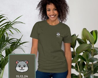 Custom Hamster Gift, New Hamster Present, New Hamster Present, 100% Organic Cotton, Vegan And Ethic T-Shirt