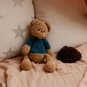 Bear crochet pattern Amigirumi tutorial PDF Bear toy Crochet Pattern Teddy bear amigurumi crochet pattern