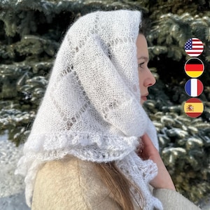 編み物パターンと動画 | ヴェリンショール | 簡単な編み物プルオーバーパターン | PDFと動画のダウンロード | トップダウン構造 | 初心者向け