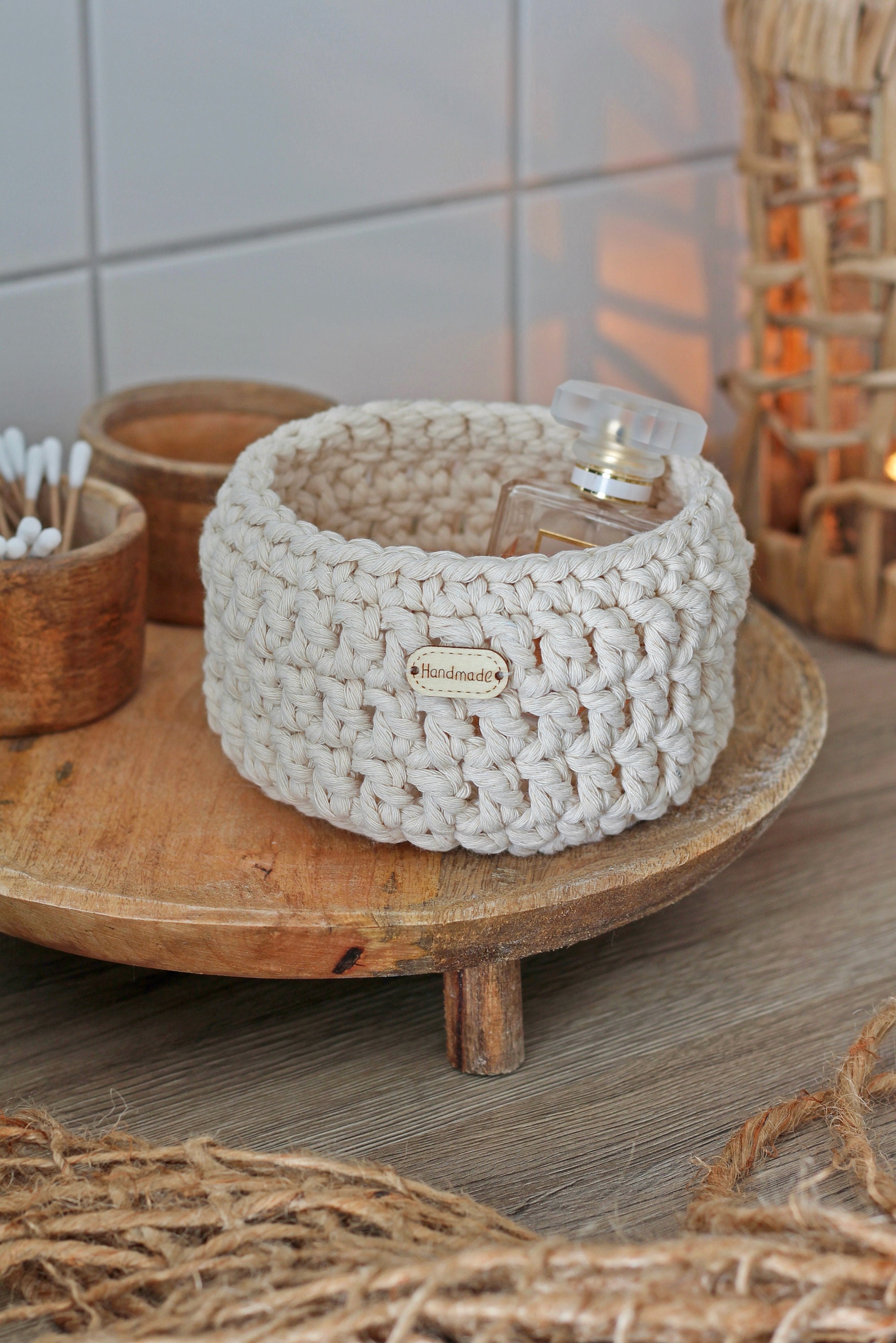 Kit Per Cestini Intrecciati In Corda - Fai Da Te Per Principianti Con Istruzioni - Foto 8