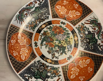 Moroccan TAOUSS ROYAL MOROCCO plate original 1980s