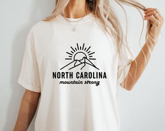North Carolina Mountain Strong Comfort Colors T-Shirt
