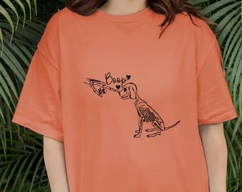 Comfort Colors® Dog Boop Halloween Shirt, Сute Ghost Dog Shirt, Dog Lovers Halloween Gift, Halloween Dog Shirt, Halloween Shirt,Fall Shirt
