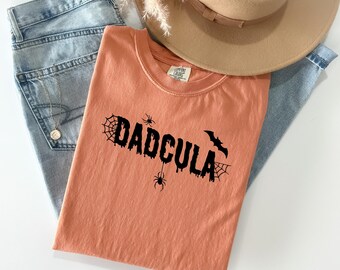 Dadcula Comfort Colors Halloween Shirt: Spooky Dad Tee