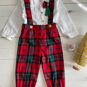 a boy&#39;s Christmas costume. baby boy christmas suit