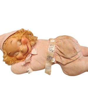 1950&#39;s Rubber Face And Butt Plush Tweak N Squeak Gund Stuffed Dolll