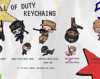Simon Keychain 2009 Simon “ghost” Riley Keychains Call of Duty - Etsy