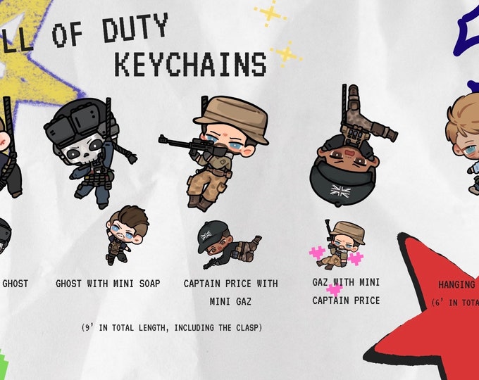 Call of Duty Keychains - Etsy Canada