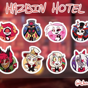 Hazbin Hotel stickers