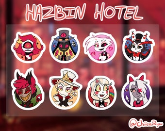 Hazbin Hotel Stickers Unholy Duo - Etsy