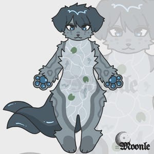 OC Adoptable Furry Anthro Pup 1! Digital Download - Adopts - Character