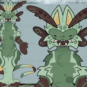 Personaggio originale adottabile furry antropomorfo Moth Screech! Download digitale - Adozioni - Personaggio