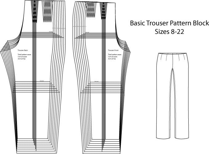 Discover 145+ trouser pattern block latest - camera.edu.vn