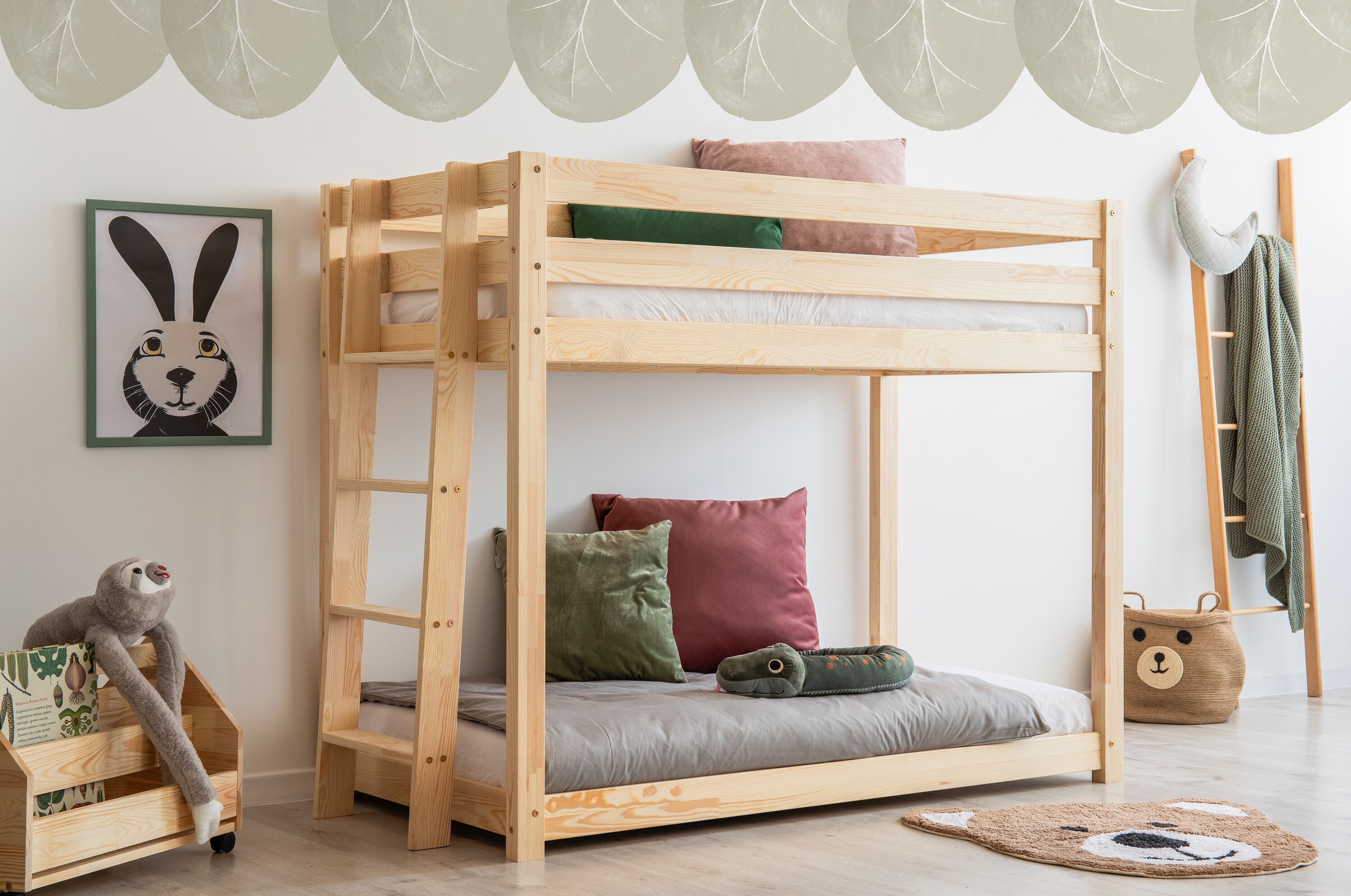 Stile Nordico Letto Castello Montessori Letti Per Bambini A