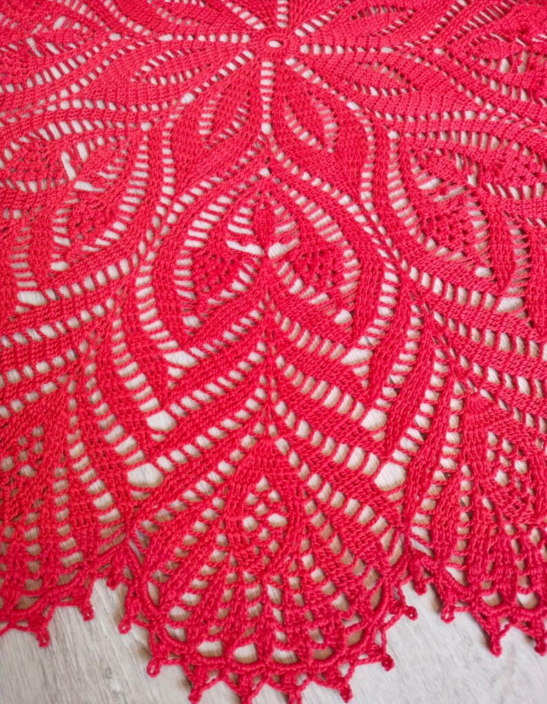 Gehäkelte Deckchen, Crochet doily, Tischdeckchen Bild 4