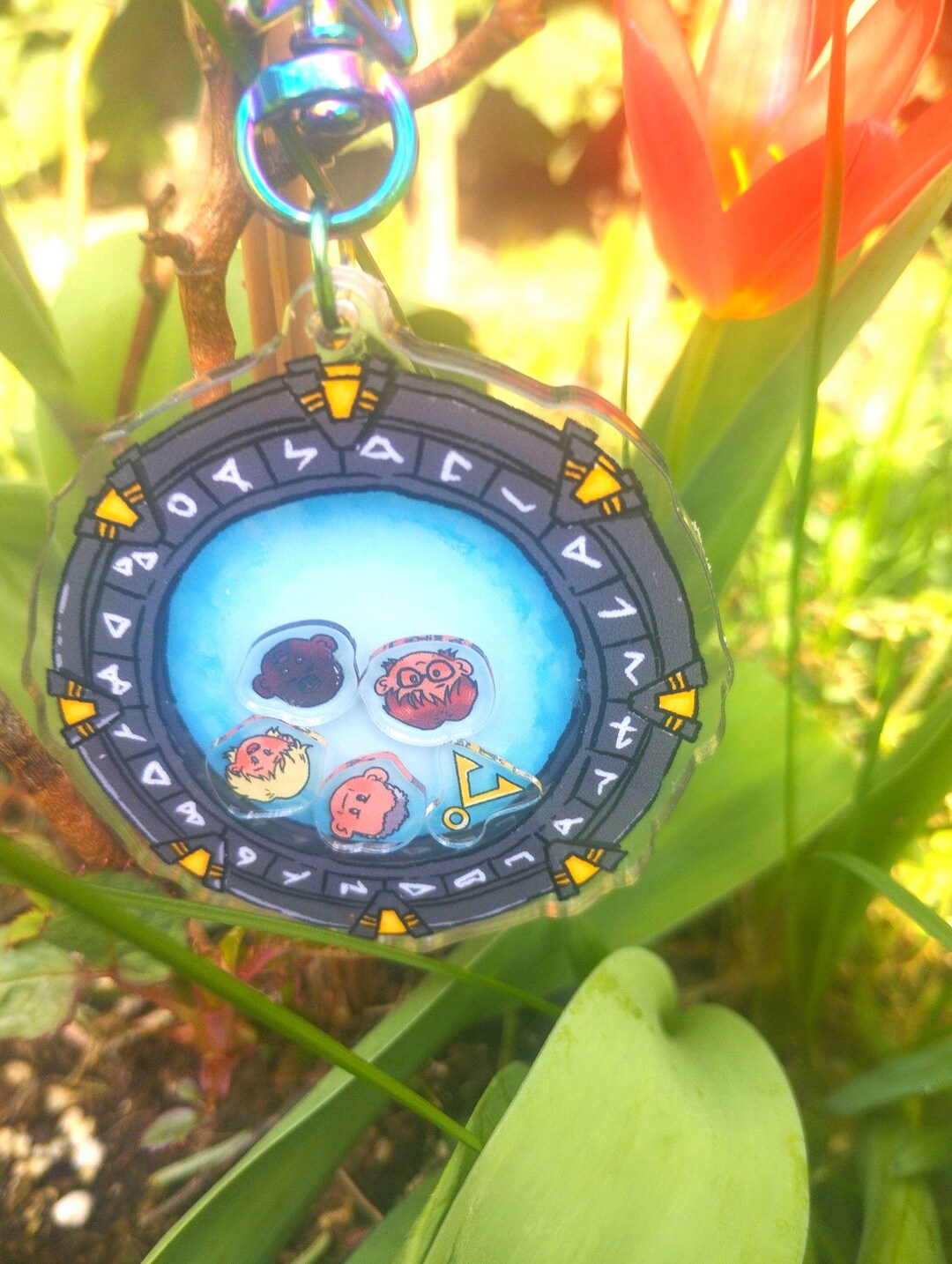 Gate Key Chain Star Gate Shaker Keychain - Etsy