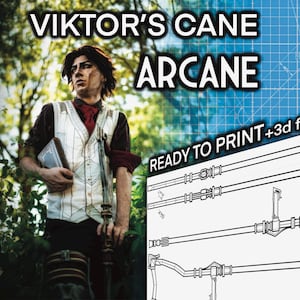 Viktor Arcane Gehstock Blaupause + 3D-Dateien (Beschreibung lesen)