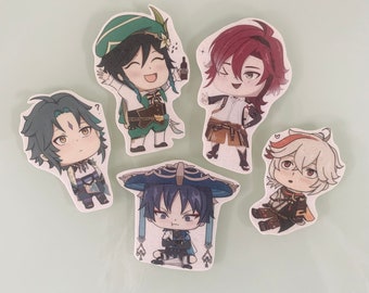 Genshin Impact Anemo Boys Stickers
