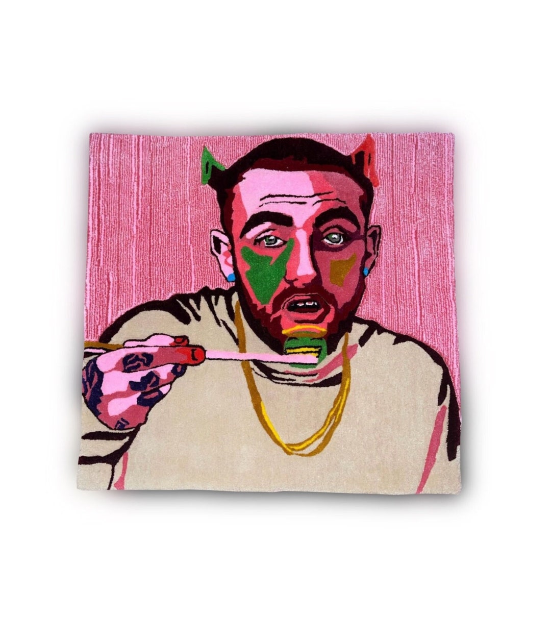 Diablo Rugs Rap Diablo Mac Miller Rug - Etsy