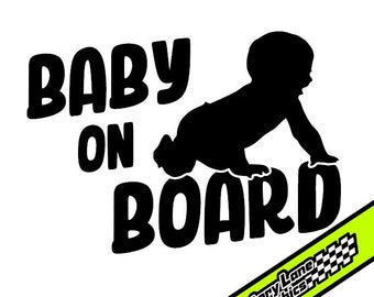 Baby on Board Decal / Sticker for Car or Truck