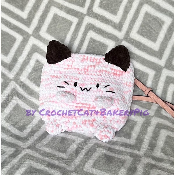 Cute Cat Crochet Bag - Crochet Pattern
