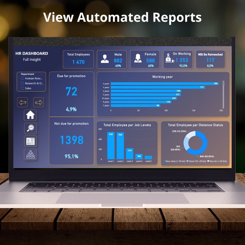 Power BI Dashboard Templates HR Monitoring Automation & Data Power BI Dashboard Templates HR Monitoring Automation & Data