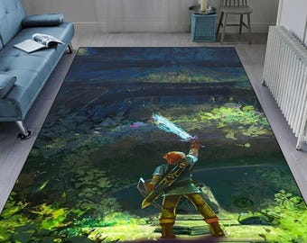 The Legend of Zelda Rug: Colorful Kid's Room Decor