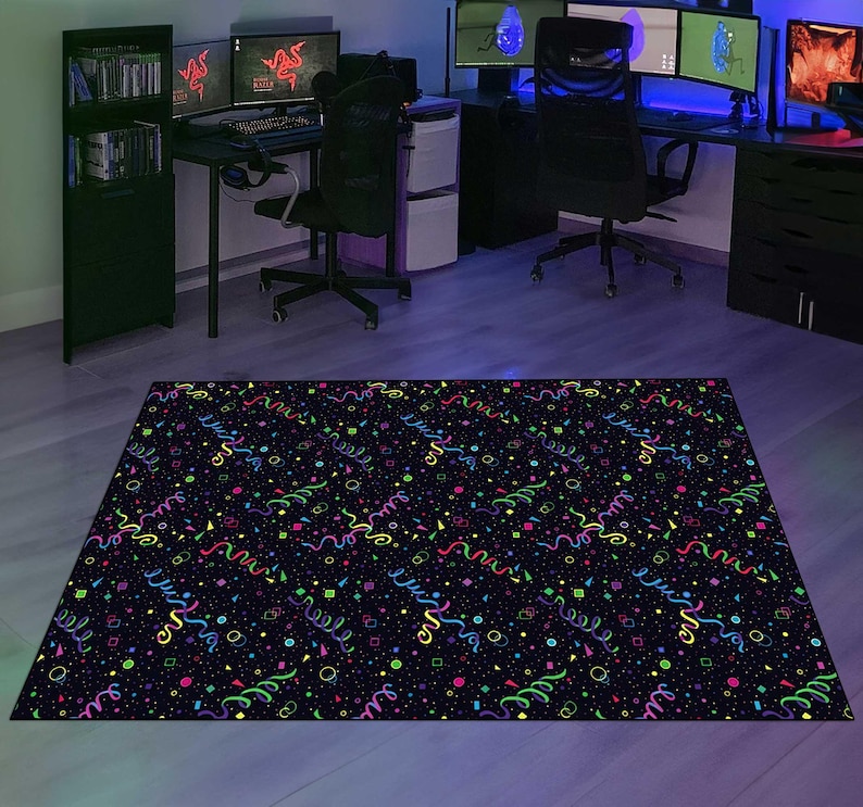 Arcade Rug, Arcade Modern Decor Rug, Game Room Rug, Bowling Alley ...