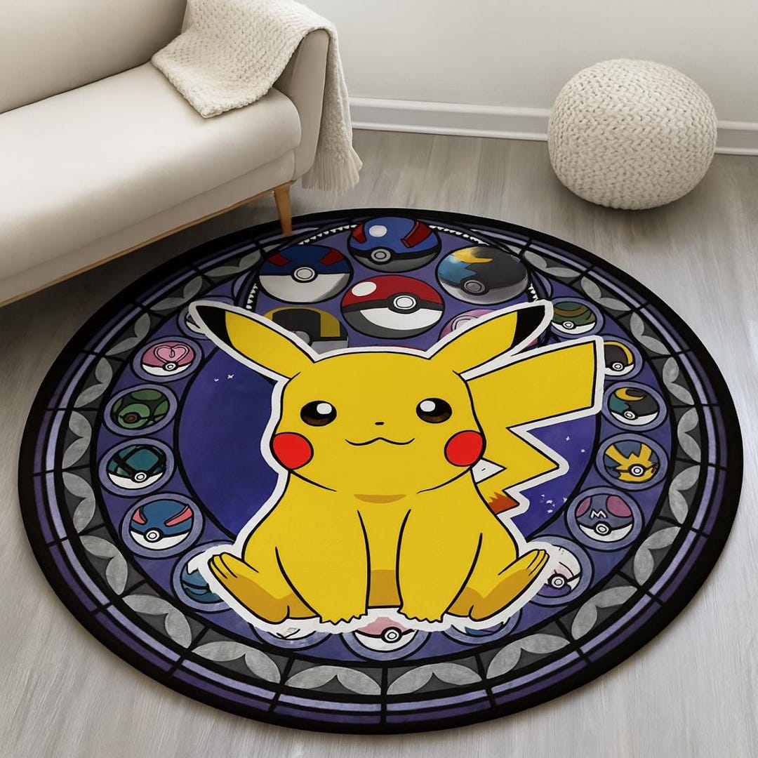 Pikachu Rug, Eevee Rug, Vaporeon Rug, Espeon Rug, Sylveon Rug, Leafeon ...