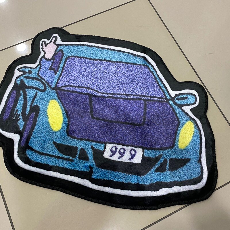 Unique Car Rug Retro Cars Carpet - Etsy UK