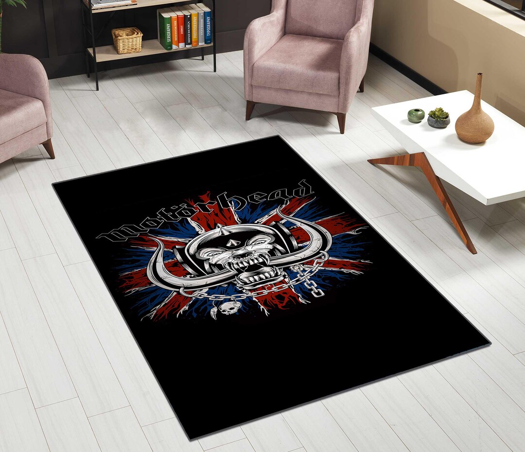 Motorhead Rug Motorhead Ace of Spades Rug: Vintage England Rock Band Decor - Etsy