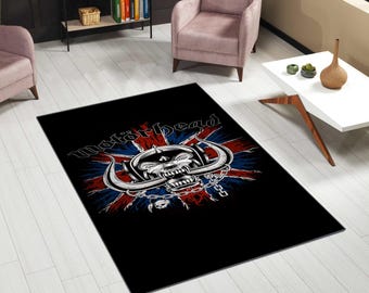 Motorhead Ace of Spades Rug: Vintage England Rock Band Decor