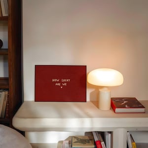 love quote poster minimalist red aesthetic modern typography print