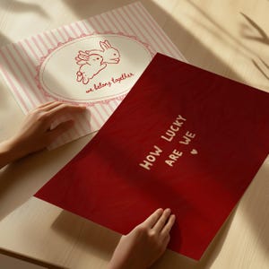 valentine wall art how lucky are we romantic poster