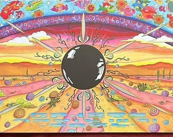 Phish Sphere Las Vegas 2024 Kerrigan Art Poster Print Limited Edition / 100