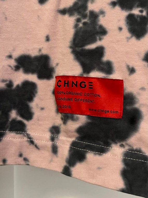 CHNGE Become The Change Pink Tie Dye Organic Cott… - image 4