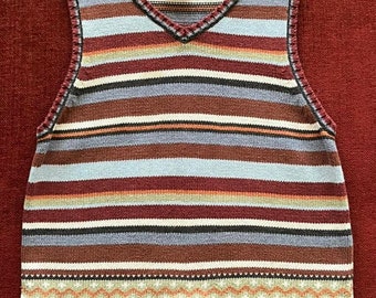Hanna Andersson Sweater Vest en coton peigné Kids 110 4T