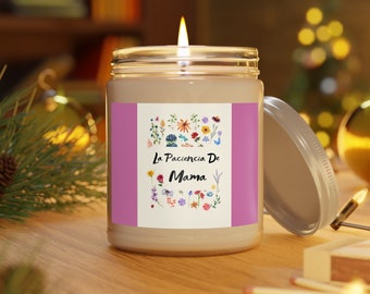 La Paciencia de Mama Scented Candles, 9oz, Funny Gifts for Mom, Spanish Gifts for Mom