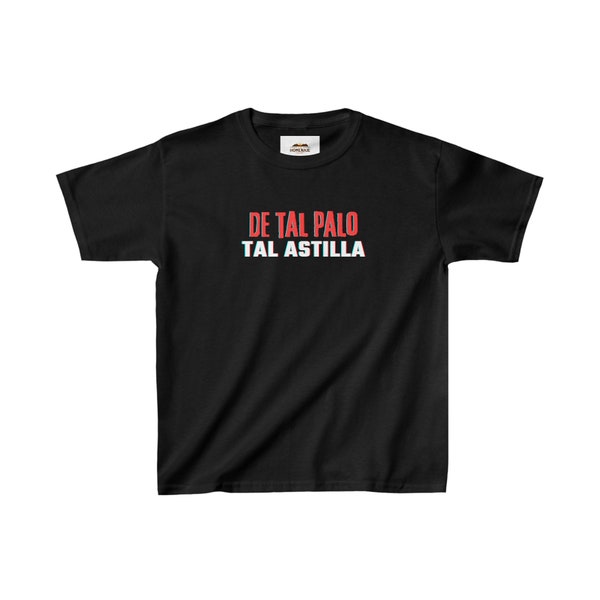 Kinder De Tal Palo T-Shirt, lustige spanische Kinderkleidung, Sprüche auf Spanisch, genau wie Papa-Kleidung, Dichos en Espanol