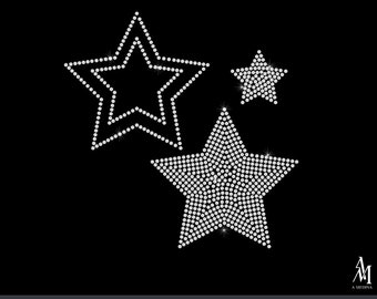 HOTFIX Star Rhinestone SVG Cricut